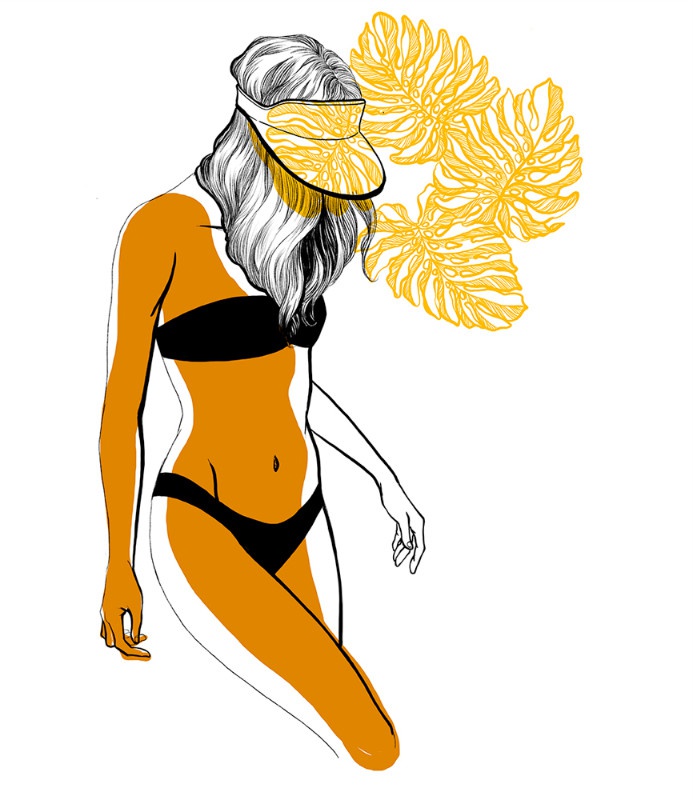 illustration cecile roubio bikini.jpg - Ccile ROUBIO | Virginie